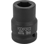 Головка ударная 6-гранная 18 мм, 3/4"DR Rockforce RF-46518(56710)
