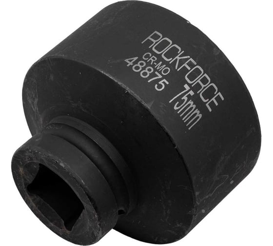Головка ударная 12-гранная 75 мм, 1"DR Rockforce RF-48875(57556)