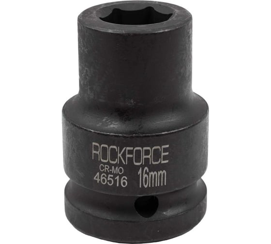 Головка ударная 6-гранная 16 мм, 3/4"DR Rockforce RF-46516(57154)