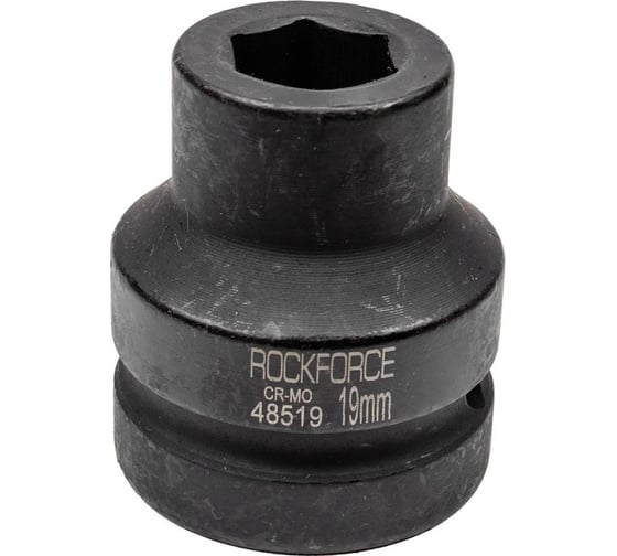 Головка ударная 6-гранная 19 мм, 1"DR Rockforce RF-48519(57535) 1