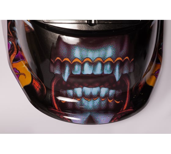Маска сварочная (Welding Mask) рисунок Хэллоуин PLAZWELD PWE1628