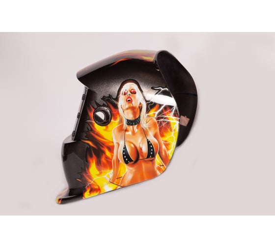 Маска сварочная (Welding Mask) рисунок Девушка PLAZWELD PWE1605