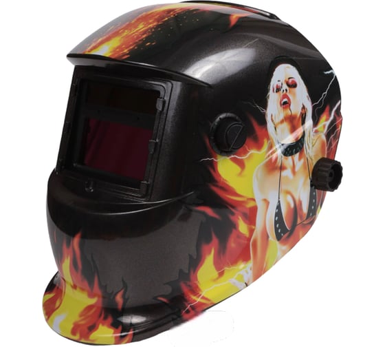 Маска сварочная (Welding Mask) рисунок Девушка PLAZWELD PWE1605