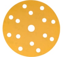 Шлифовальный круг Gold 150 мм, на липучке, 15 отверстий, Р400, 5 шт Interflex 3127043315-5