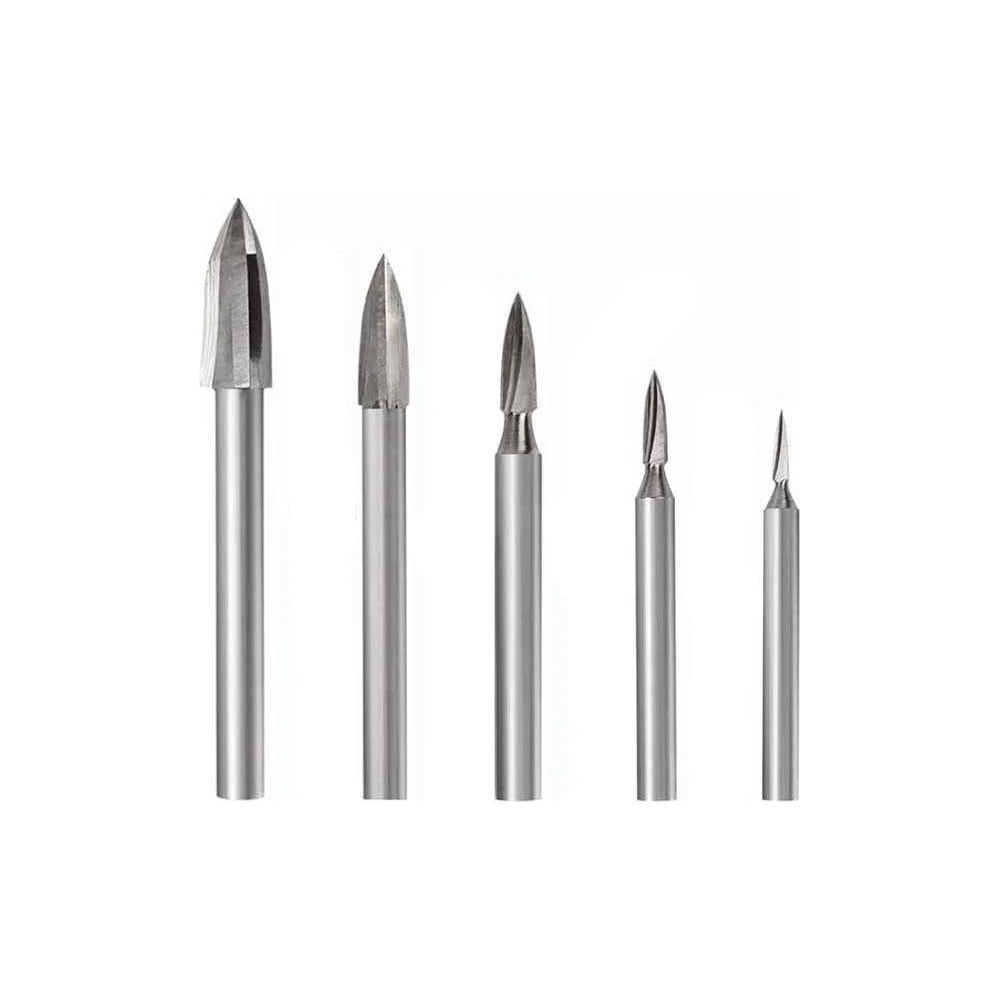 Гравировальные резцы по дереву для дрели, гравера, бормашинки (сверла ...