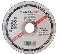 Отрезной круг по металлу/нержавейке тип 41 Expert 125x2х22.23 мм Flexione 10001608