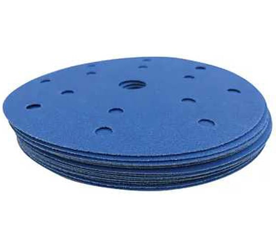 Круг шлифовальный 299 Ceramo Р80, 150 мм, 15 отверстий, 10 шт A1 29908010 1