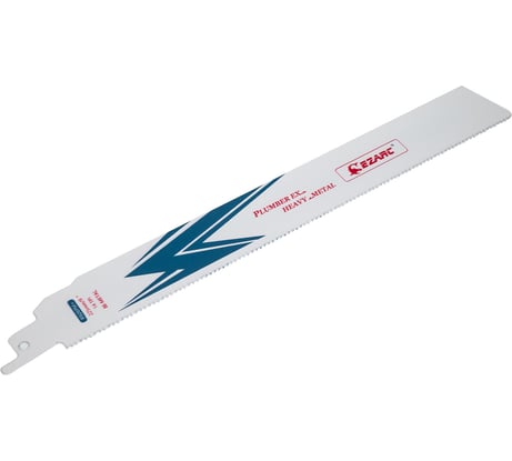 Усиленные полотна для сабельной пилы по металлу BiM-кобальт, 14TPI, 225 мм, 5 шт Ezarc 802016