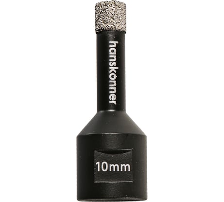 Коронка алмазная 10x60 мм, M14 для УШМ Hanskonner H1055-10-10