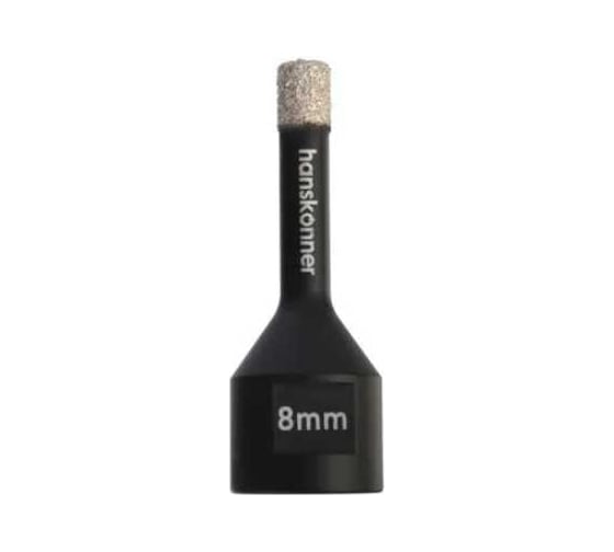 Коронка алмазная 8x60 мм, M14 для УШМ Hanskonner H1055-10-08