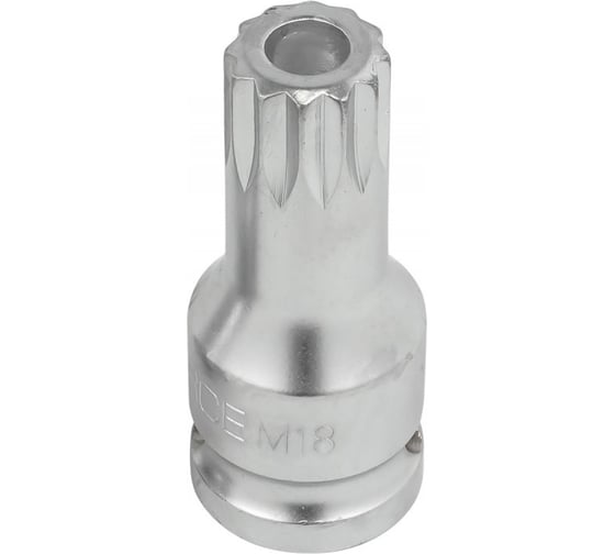 Головка-бита SPLINE с отверстием M18, 60 мм, 1/2''DR Rockforce RF-24806018B(51721) 1