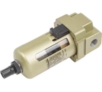 Фильтр воздушный 1/4" (автоматический слив,10 мкм, 1500 л/мин, 0-10 bar, рабочая температура 5-60) для пневмосистем Rockforce RF-AF3000-02D(54489)
