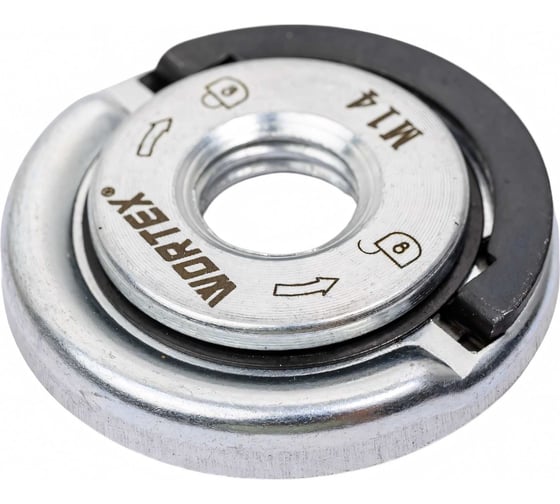 Гайка быстрозажимная для УШМ M14, блистер WORTEX 0323289