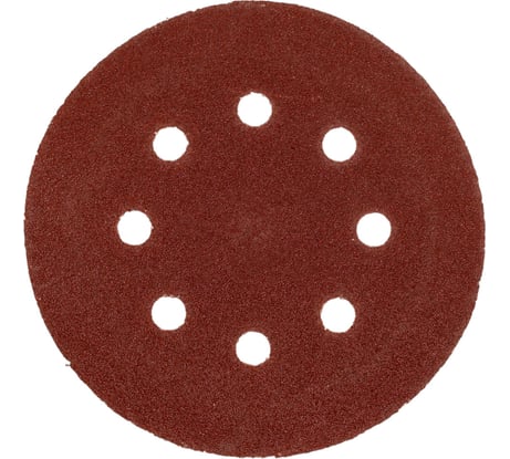 Круг шлифовальный на велюровой основе (8 отверстий; Р80) GROSSMEISTER 011105080