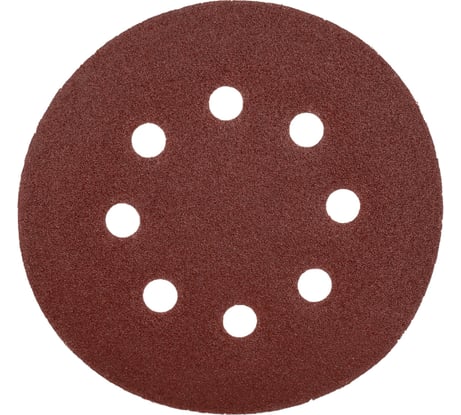 Круг шлифовальный на велюровой основе (8 отверстий; Р120) GROSSMEISTER 011105120