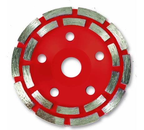 Чашка алмазная шлифовальная двухрядная 115х22.2 мм GROSSMEISTER 011112001