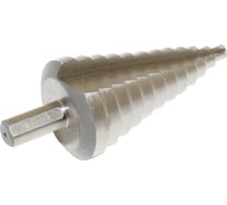 Сверло ступенчатое конусное 6-38 мм, 12 ступеней, Р6АМ5, d хвостовика 10 мм CNIC 48300