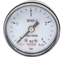 Индикатор давления осевой M043-P04WV 4 Бара, 40 мм Camozzi SRF70-7801-0044