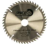 Диск пильный по дереву (190х30/20 мм; 48 зуб) Pilorama 501948
