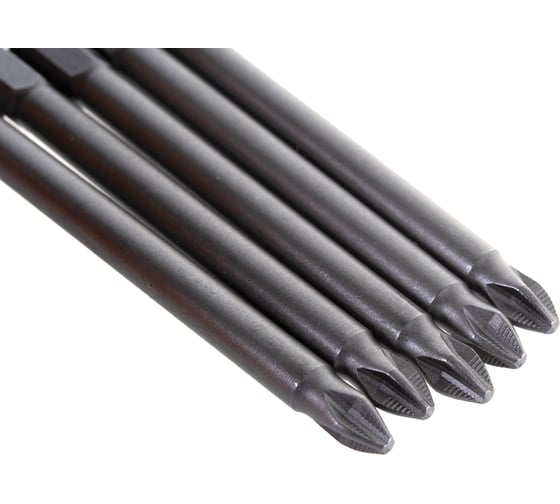 Бита (5 шт; PH2; 90 мм; 1/4" E6.3) Quadro Torsion 410290
