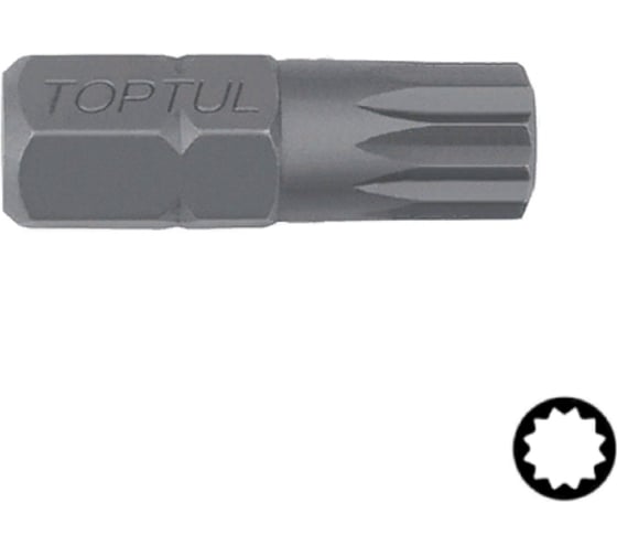 Бита Spline M5, 30 мм, 10 мм TOPTUL FSFA1205 1