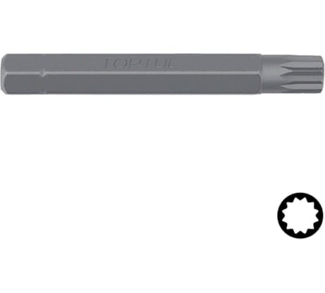 Бита Spline M8, 75 мм, 10 мм TOPTUL FSFB1208