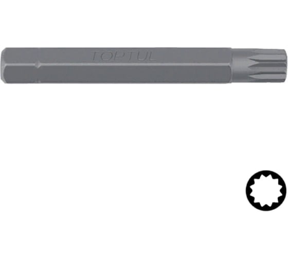 Бита Spline M6, 75 мм, 10 мм TOPTUL FSFB1206 1
