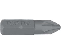 Бита крестовая PZ1, 25 мм, 1/4 дюйма TOPTUL FSCA0801