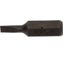 Бита шлицевая SL 3x0.5, 25 мм, 1/4 дюйма TOPTUL FSAA0803