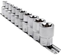 Набор головок Е-типа 1/2", Е8-Е24, 10 шт. AV Steel AV-523410