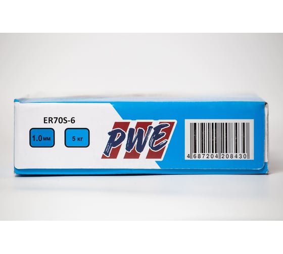 Омедненная проволока PWE ER70S-6 1 мм, 5 кг PLAZWELD PWE1005