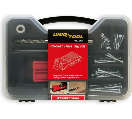 Приспособление для соединения саморезами Pocket hole Tool KIT UNIQ TOOL UTJ-002