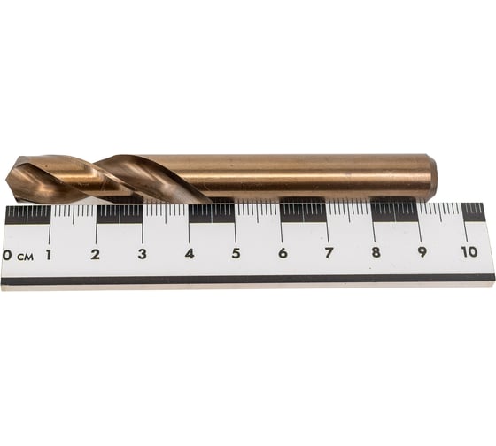 Сверло короткое по металлу 11 мм, DIN 1897, HSS-Co5, тип N, золотистое ZIRA ZI-754989