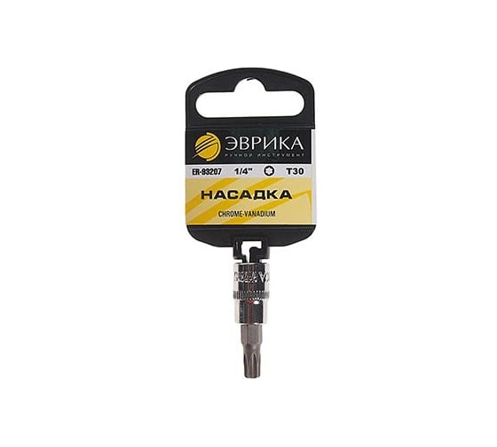 Насадка с держателем TORX (1/4"; T30) ЭВРИКА ER-93207H 1