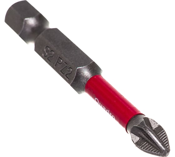 Бита (10 шт; PZ2; 50 мм; 1/4" E6.3) Quadro Torsion 420250