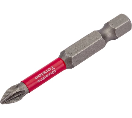 Бита (10 шт; PZ1; 50 мм; 1/4" E6.3) Quadro Torsion 420150