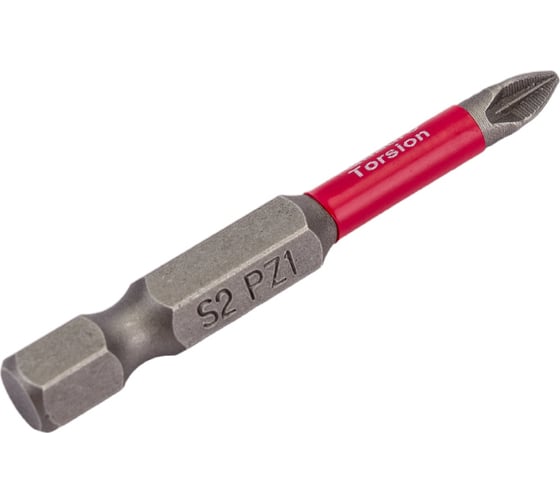 Бита (10 шт; PZ1; 50 мм; 1/4" E6.3) Quadro Torsion 420150