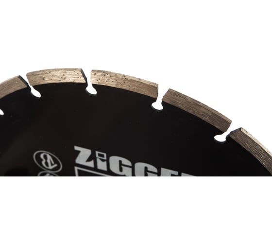 Диск алмазный сегментированный (230х22.2х2.5х7 мм) ZIGGER 11592226