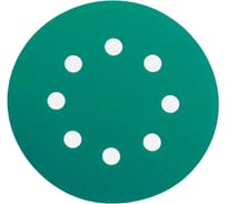 Шлифовальные круги на липучке 125 мм, P1000, 30 шт, 8 отверстий Vitatools GR-125-P1000-30-8