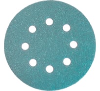 Шлифовальные круги на липучке 125 мм, P60, 30 шт, 8 отверстий Vitatools GR-125-P60-30-8