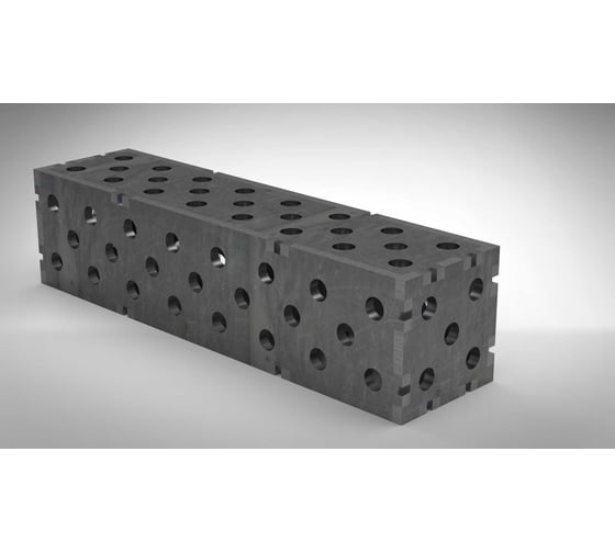 Соединительный блок для верстака, сварочного стола 400x100x100x12 мм Keepler-Stan УФ-00017231
