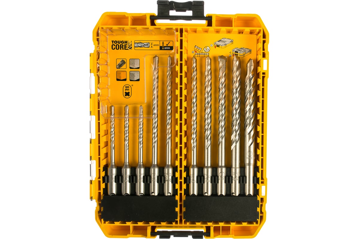 Набор буров Extreme 10 шт 5 12 мм Sds Plus Dewalt Dt70753 Qz выгодная цена отзывы 0892