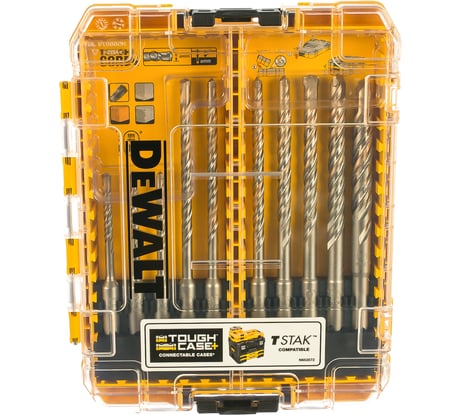 Набор буров EXTREME (10 шт; 5-12 мм; SDS-plus) DEWALT DT70753-QZ