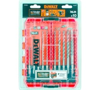 Набор буров XLR (10 шт; 5-12 мм; SDS-plus) DEWALT DT70752-QZ