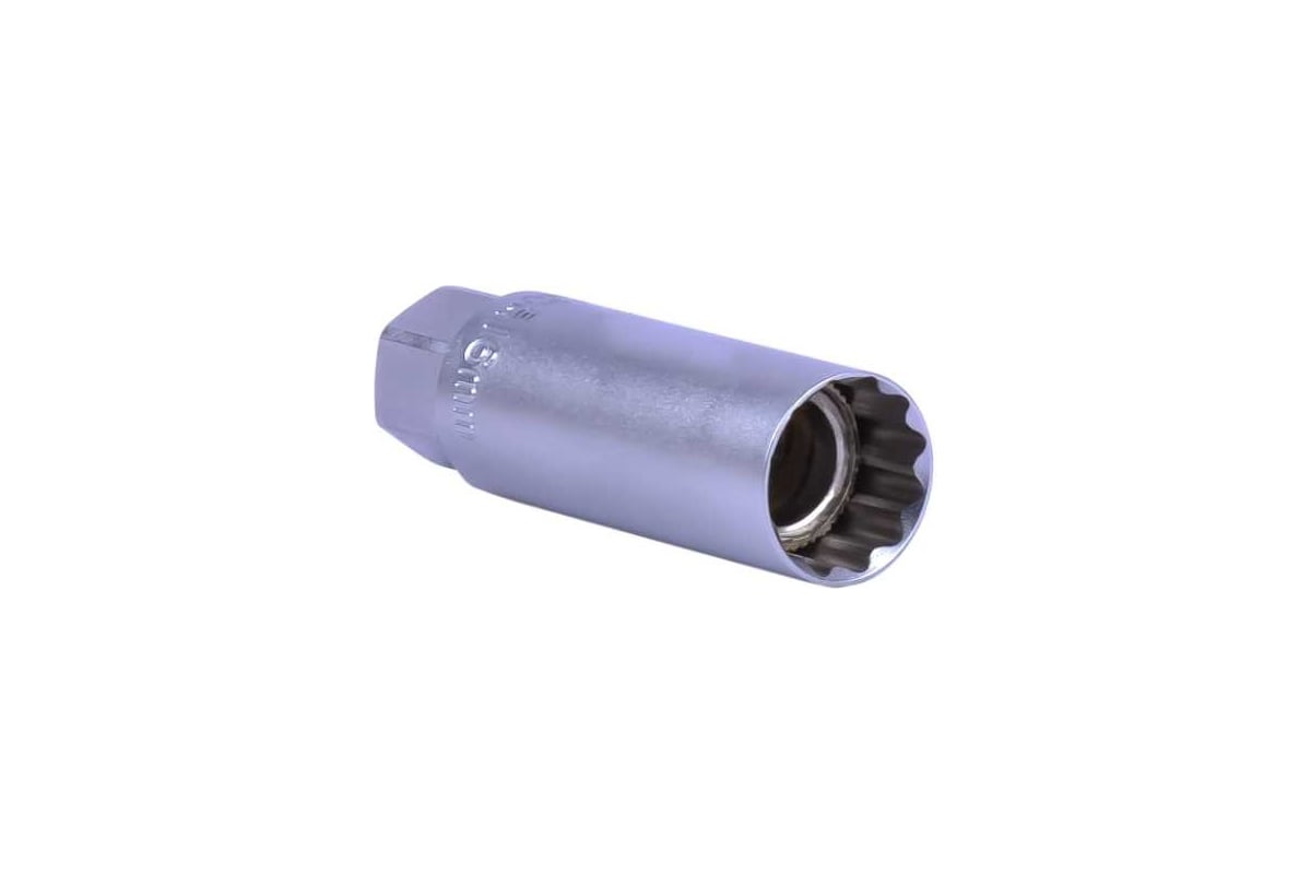 Головка свечная с магнитом 12-гранная 16 мм, 3/8"DR AV Steel AV-512816 ...