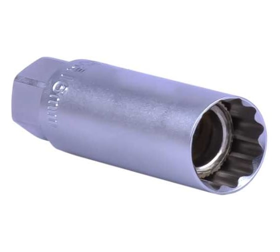 Головка свечная с магнитом 12-гранная 16 мм, 3/8"DR AV Steel AV-512816