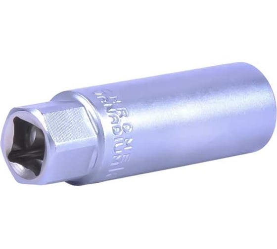 Головка свечная с магнитом 12-гранная 16 мм, 3/8"DR AV Steel AV-512816