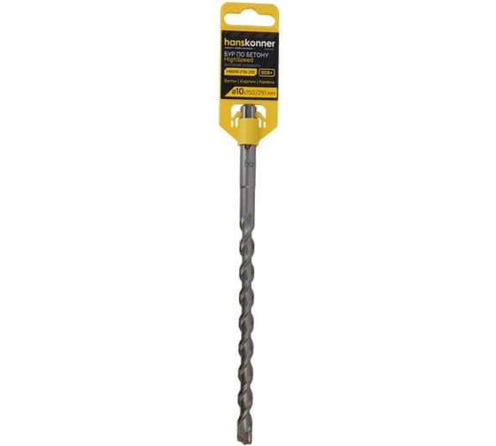 Бур SDS+ 10х210 мм Hanskonner H9019-F10-210