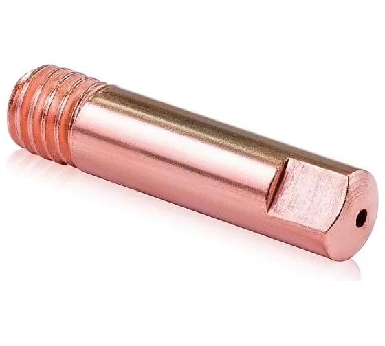 Наконечник E-Cu PRIME М6, ø 0.6 мм, 6 мм, L 25 мм, прямой, 50 шт Кедр 8015576 1