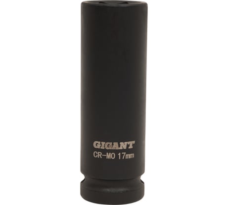 Головка ударная 6-ти гранная удлиненная 17 мм; 1/2"DR Gigant G-12-17Li